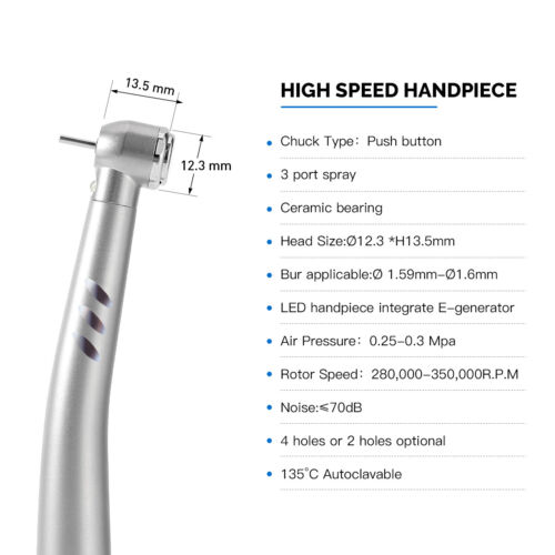Portable Dental Unit with Air Compressor/LED Handpiece Air Scaler Kit 2/4Hole - Bild 3 von 23
