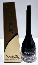Mica Beauty Cosmetics Waterproof 24hr Wear GEL EYEBROW LINER * BRUNETTE * 4g