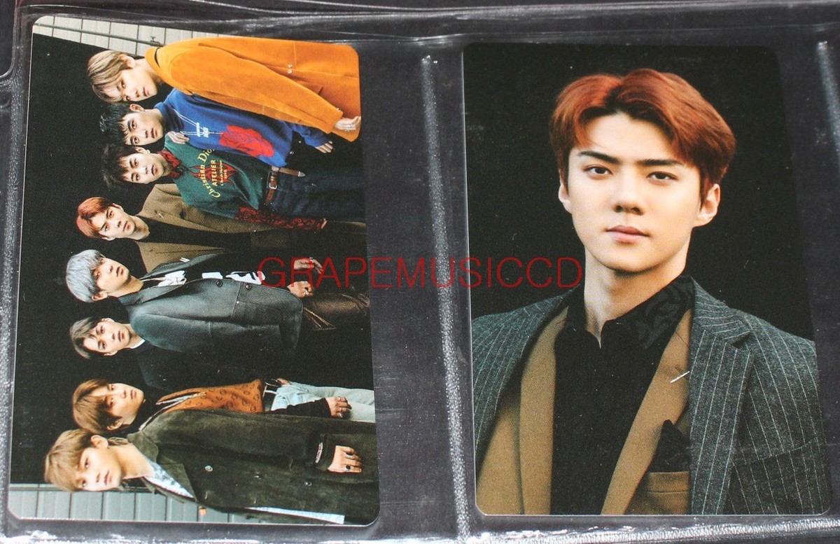 EXO Don't mess up my Tempo 3種 トレカ ポスカ EXO Don´t mess up my Tempo 3種 トレカ ポスカ
