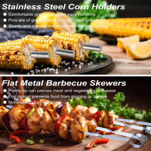 29 PCS BBQ Grill Accessories Stainless Steel BBQ Tools Grilling Tools Set with S - Picture 9 of 12