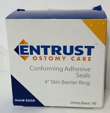 Entrust Ostomy Care Large 4” Barrier Rings #6000 1BX/10EA