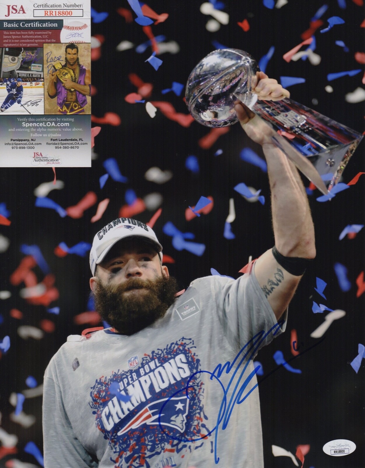 Buying Julian Edelman merchandise online