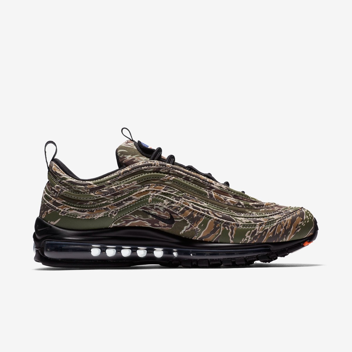 Nike Air Max 97 Country Camo USA Men 11 Tiger Stripe 2017 AJ2614-205 Streetwear NWT Nike Air Max 97 QS Country Camo USA Flag Sneakers Men main image 2