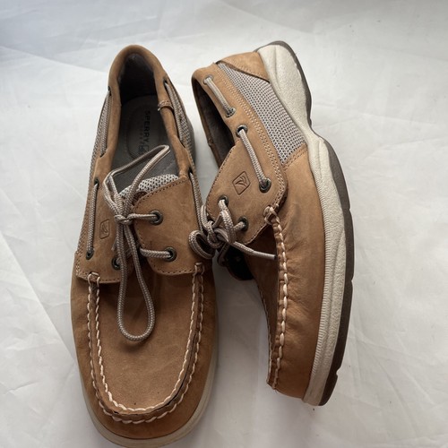 Zapatos de barco Sperry Top Sider para mujer pez ángel marrón tostado 10 - Imagen 4 de 9