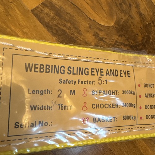 Gurtbandschlinge und Öse 2m - Bild 3 von 8