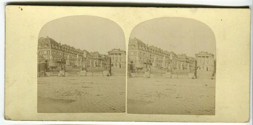 Vintage Stereoview - Schloss Versailles - Lecocq-Frêné - Albumen um .1860 - Bild 3 von 10