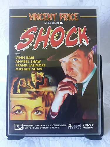 Shock DVD 1946 Region 4 Vincent Price