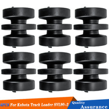 6x Bottom Roller Undercarriage For Kubota Track Loader SVL90-2 CTL Compact