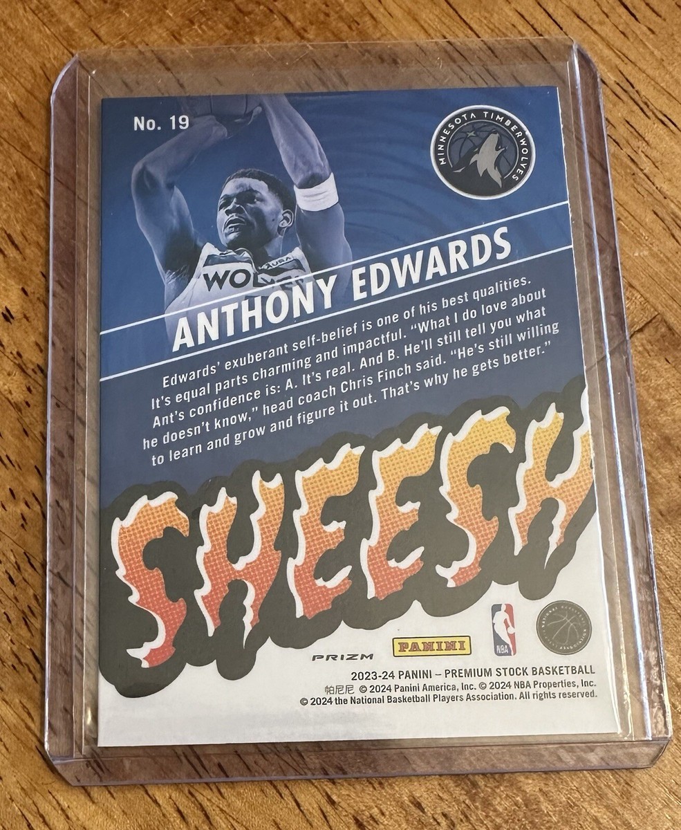 NBA Hoops Anthony Edwards Sheesh Timberwolves | eBay