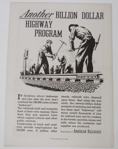 The Milwaukee Magazine March 1945 - Chicago Milw St. Paul & Pacific Railroad - Picture 7 of 7