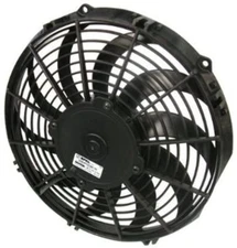Spal 30100411 11" Curved Blade Puller Fan 844 CFM 12v Black Plastic Shroud
