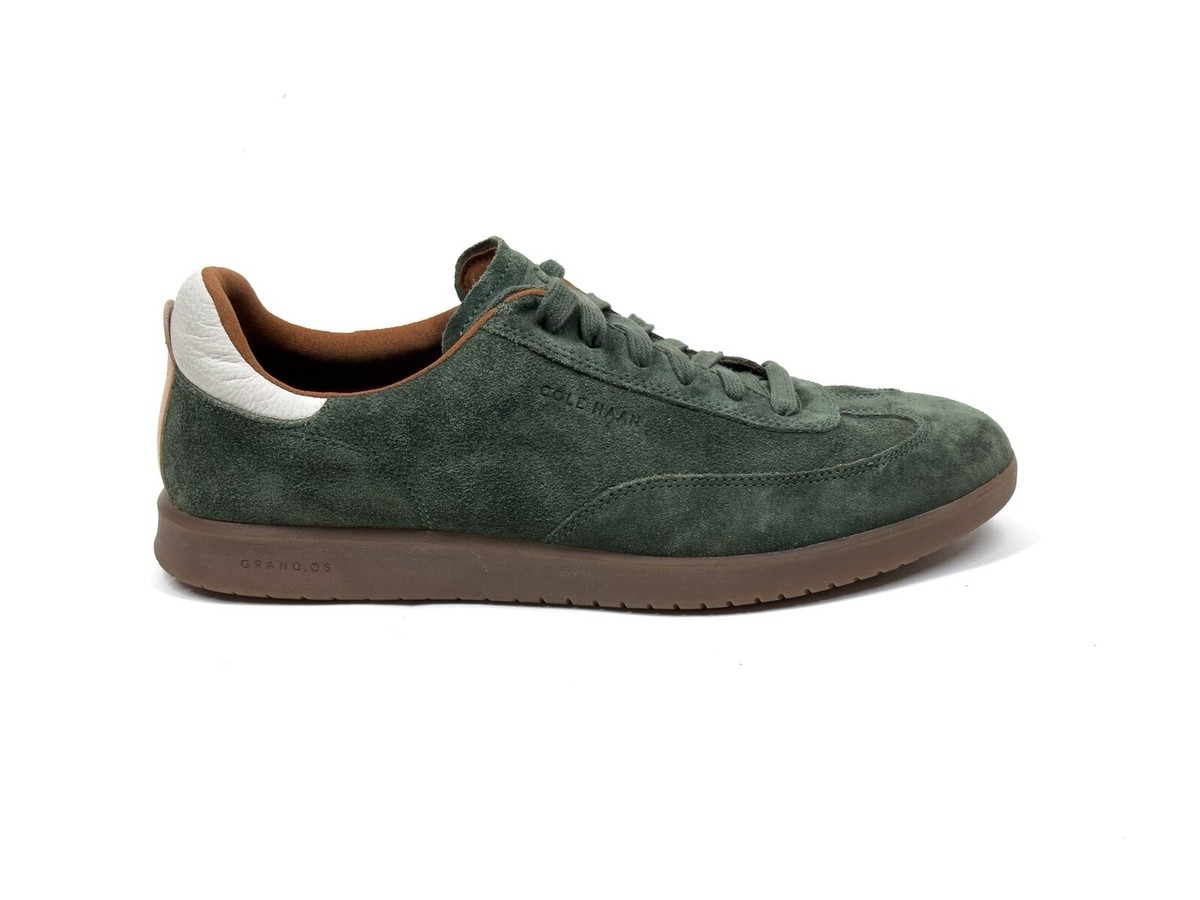Men\'s Grandpro Tennis Sneaker In Soft Sage Wool/Suede 10.5 Men main image 2