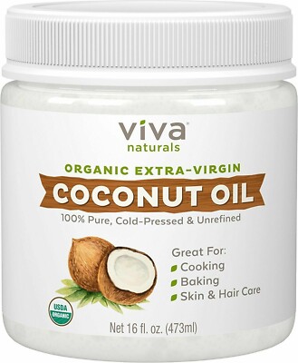 Aceite De Coco Para La Piel Reseca Y Cara - Organico Extra Virgen Sin Refinar