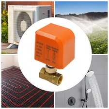 1/2" Motorized Ball Valve N/O 110V to 220 VAC 2-wire Stainless SS EPDM