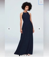 David's Bridal Suknia dla druhny styl #31120798 granatowa rozmiar 12