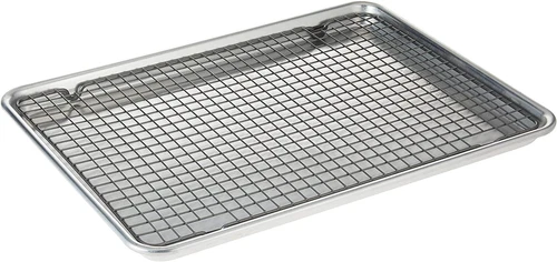 Nordic Ware - 43172AMZM Nordic Ware Half Sheet with Oven Safe Nonstick Grid, 2 P