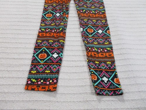 Halloween Girls Leggings Large 10 Black Pumpkin Ghost Polyester Bobbie Brooks - Picture 3 of 10