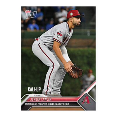 2023 Topps NOW 830 Jordan Lawlar Prospect Shines in MLB Debut - Free Shipping!