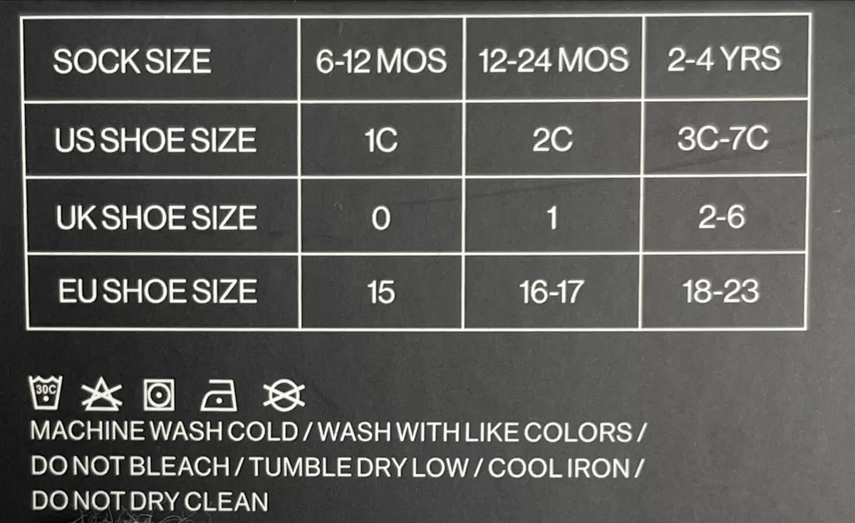 Nike 1c size clearance chart