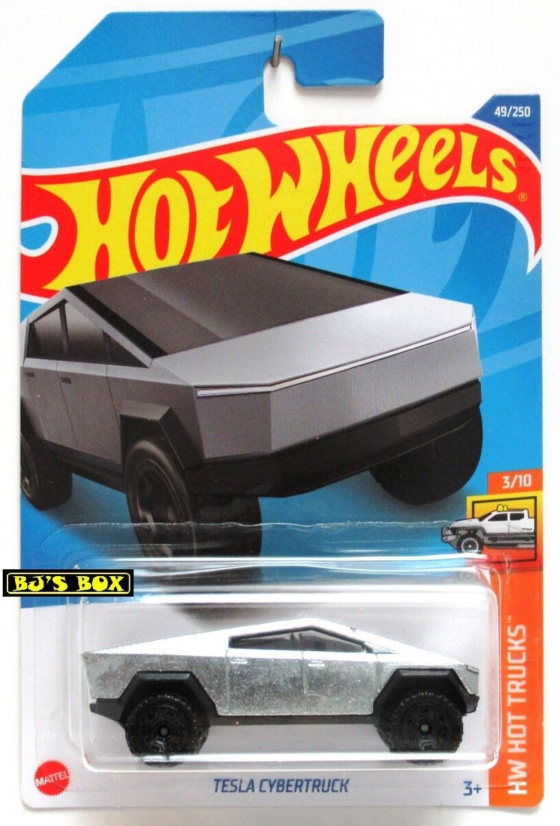 Hot Wheels 2022 TESLA CYBERTRUCK Silver #49/250 Electric HW