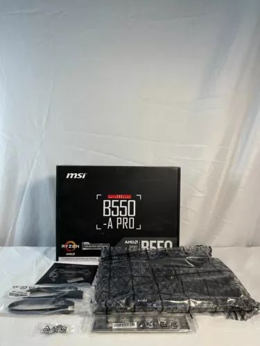 MSI B550-A Pro Socket AM4 AMD Ryzen Desktop Ready Computer Motherboard