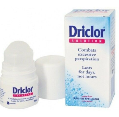 DRICLOR ROLL ON APPLICATOR ANTITRANSPIRANT 20ml FAST SHIPPING