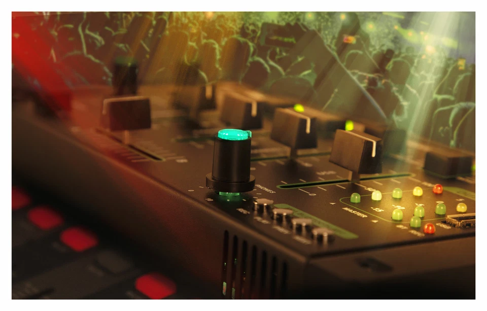 DJ PA Mixer 4 Kanal Mischpult USB MP3 Player Bluetooth Cue Recording Stereo Mic - Bild 2 von 4