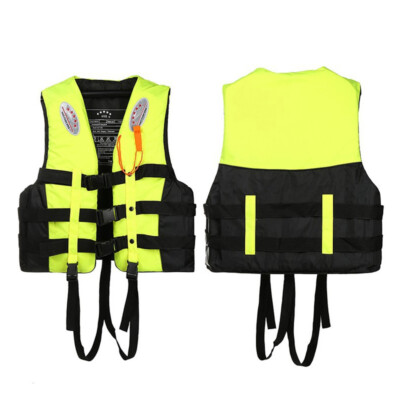 Rettungsweste Weste für Erwachsene Bootfahren Schwimmweste Schwimmhilfe Pfeife