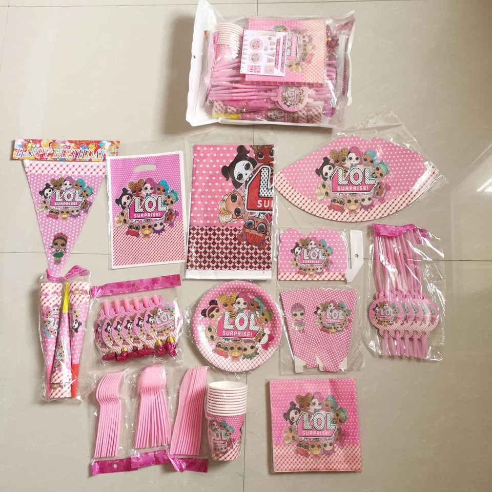 L.O.L surprise birthday party supplies - Image 2 of 2