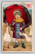 James Pyles Pearline Girl Umbrella Geese P261