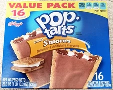 NEW Pop Tarts Toaster Pastries Frosted S'mores 16 Count