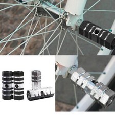 Pedali Posteriori Antiscivolo Peg, Poggipiedi Pieghevole ountain Bike con Scanalatura U per