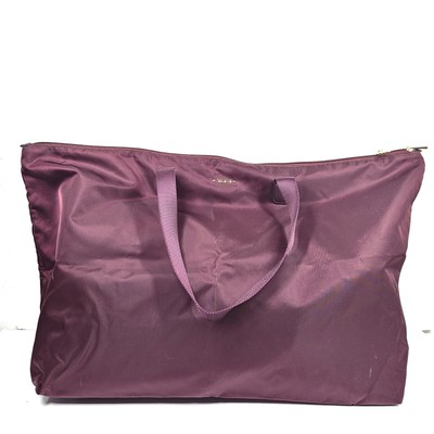 TUMI Corporate Collection Just in Case  Tote Bag Shopper Zippered Burgundy Red