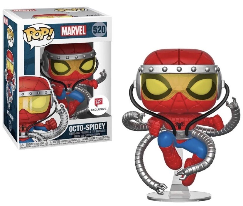 En Oferta Funko Pop Octo-Spidey 520 Spider-Man Walgreens Exclusive Bobblehead New In Box
