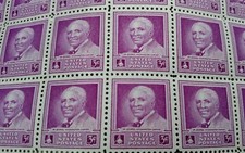 Block of 4 stamps US 1947  Scott 953  mnh Dr George Washington Carver
