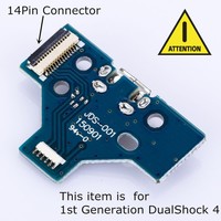 Topinno 14pin Connector Usb Charging Board Jds-001 & Cable For Sony Ps4 Contr... on sale Topinno 14pin Connector Usb Charging Board Jds-001 & Cable For Sony Ps4 Contr... on sale