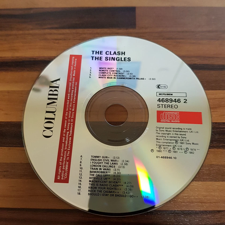 THE CLASH : The Singles AUSTRIA > VG+ (CD) - Bild 2 von 3