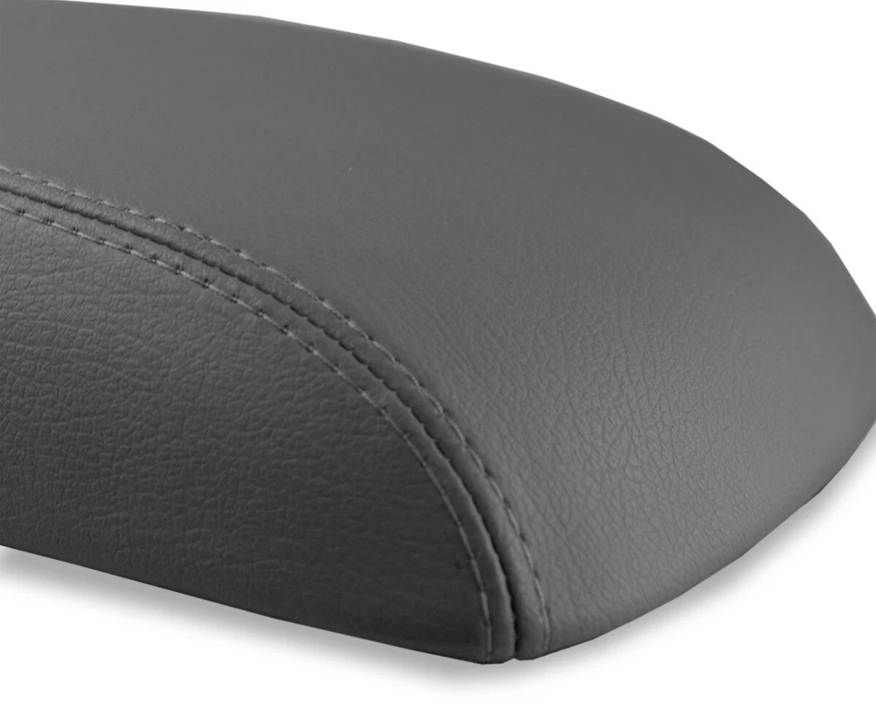 Tapa de consola de cuero para Hyundai Santa Fe 2007-2012 gris Foto 3 de 4