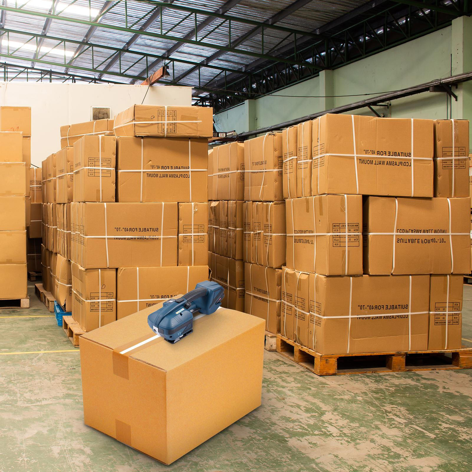 NTUD Electric Automatic Strapping Banding Machine For 13-16mm PP PET Straps