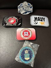 United States Military Metal Belt Buckle - Choose from 5 Different Styles NEW
