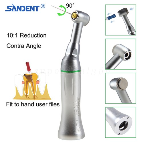 Dental Endo Säbelsäulenhandstück 10:1 Winkelstück endodontisch 90° Druckknopf - Bild 2 von 24