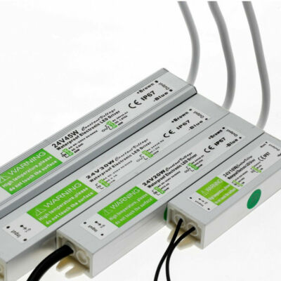 DC 12V 24V LED Wasserdicht Trafo Transformator Netzteil IP67 LED Strip 10-200W