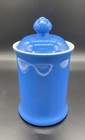 Williams Sonoma French Blue 9.5” Canister Cookie Jar Euc