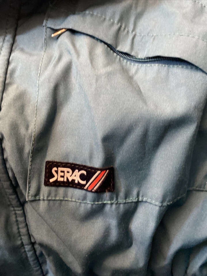 Vintage SERAC One-Piece Snow Ski Suit Womens Sz 10 Green - Image 4 of 4