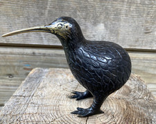 bronze Metall KIWI ca 14cm Vogel Neuseeland New Zealand Figur NEUSEELAND