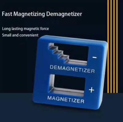 Magnetizer/Screwdriver High Quality Magnetic Demagnetizer Tool Blue