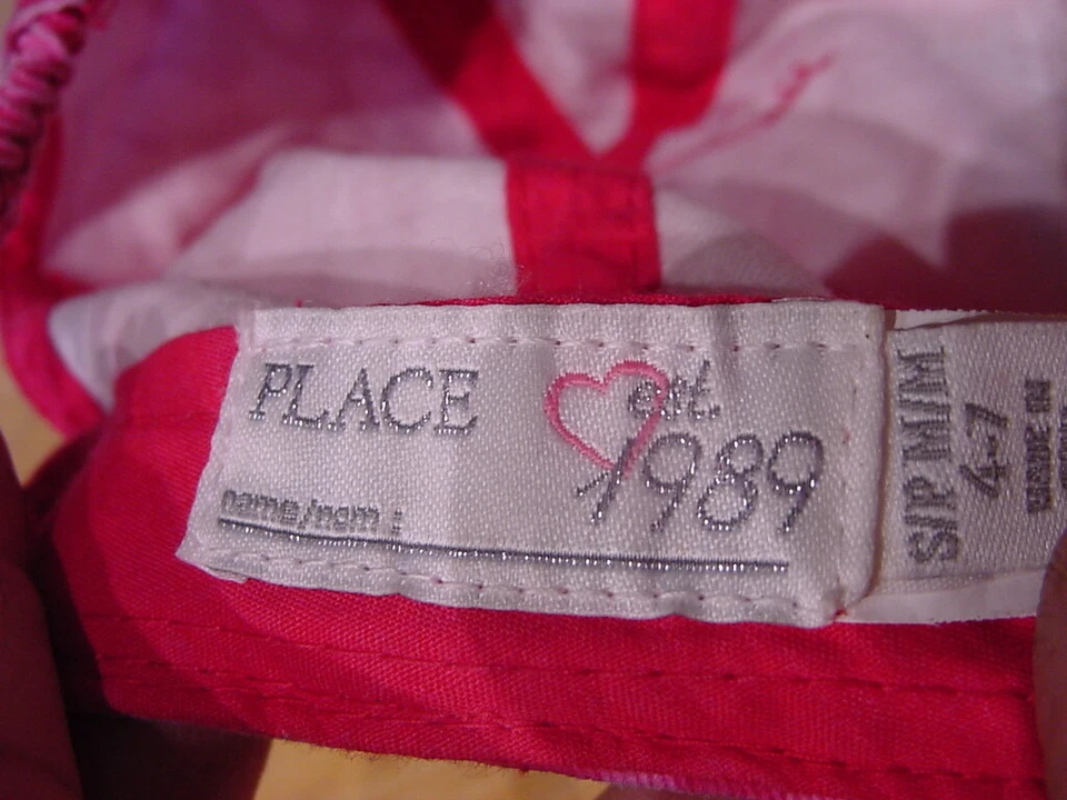 LINDO SOMBRERO NIÑOS NIÑAS - LUGAR INFANTIL CON ETIQUETA CON NOMBRE - TALLA MEDIANA 4-7 Foto 4 de 4