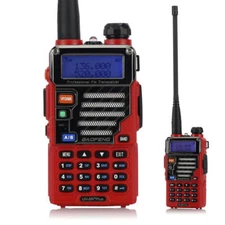 Baofeng UV-5R Plus Qualette Two-way Radio 5W Ham HT FM Transceiver + Earpiece