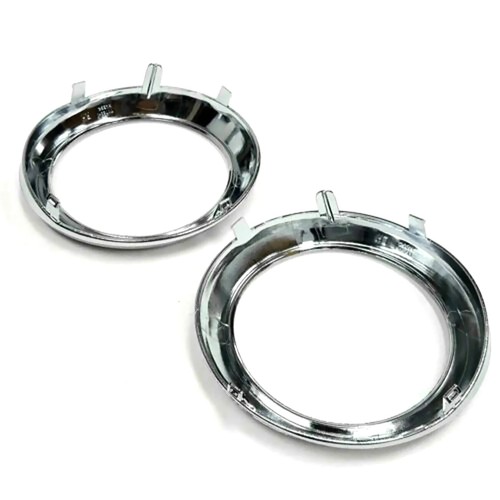 Pair For Toyota Sienna SE 2011-2017 Fog Light Lamp Bezel Cover Chrome Trim Rings - Picture 7 of 10