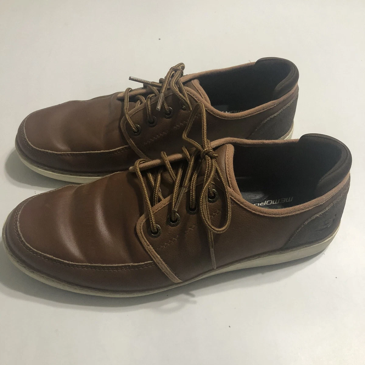 Memory foam deals leather shoes